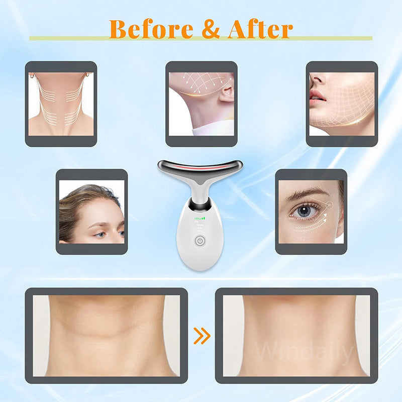 Anti Wrinkle Facial Massager - 7 Colors Skin Tightening