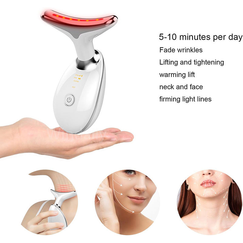 Anti Wrinkle Facial Massager - 7 Colors Skin Tightening