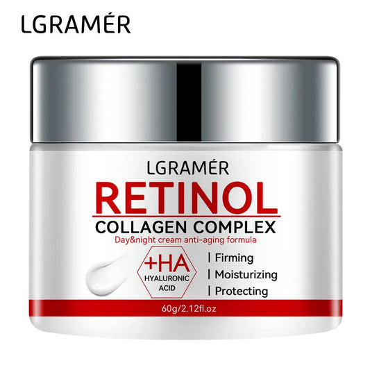Retinol Collagen Cream with Hyaluronic Acid: Lift, Firm & Moisturize Face