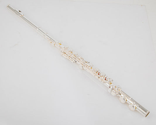 Silver Plated JUPITER Flute 16/17 Holes C Key E Key